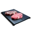 Frozen Food Eco Friendly Rapid Thawing Plate Defrost Meats with Water Drip Storage Groove Fast Thawing Plate