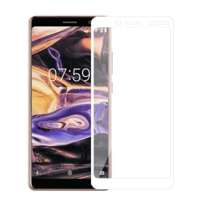 Full Cover 9H Clear Tempered Glass Screen Protector For Nokia 7 Plus