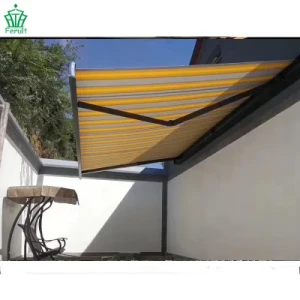 Full Electric Cassette Retractable Residential Patio Aluminum Outdoor Roof Awning
