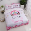 Full Size digital printing Bedclothes Quilt Cover + Pillow case Home textile set Cartoon home comforter bedding set