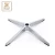 Import Furniture accessories parts office chair components wheel base 4-star chair base from China