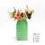 Import FXZ-9318 Green colorful rectangular glass vase for wedding from China