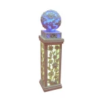 Garden Stone LED Lantern and LED Light Ball with Speaker