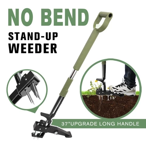Garden tools Long Handle Manual Weeders Telescopic Remover Puller Stand Up Hand Weeder