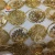 Import Gold Circle Design Sequins  Embroidery Net Lace Fabric For Woman Dress from China