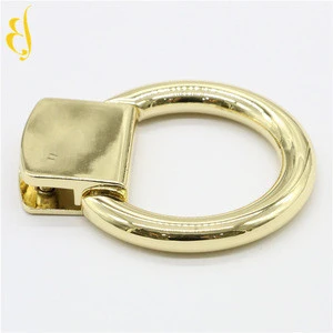 Gold color clamping circular ring with screw bag accessories