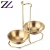 Import Gold stainless steel punch spoon holder porcelain ceramic bowls rack set soup tureen warmer uses function nessie soup ladle from China