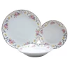 golden flower decal design 20pcs new bone china dinner set ceramic tableware dinnerware for wholesale