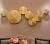 Import Golden iron round creative fashion gear sofa wall decor for home decoration from China
