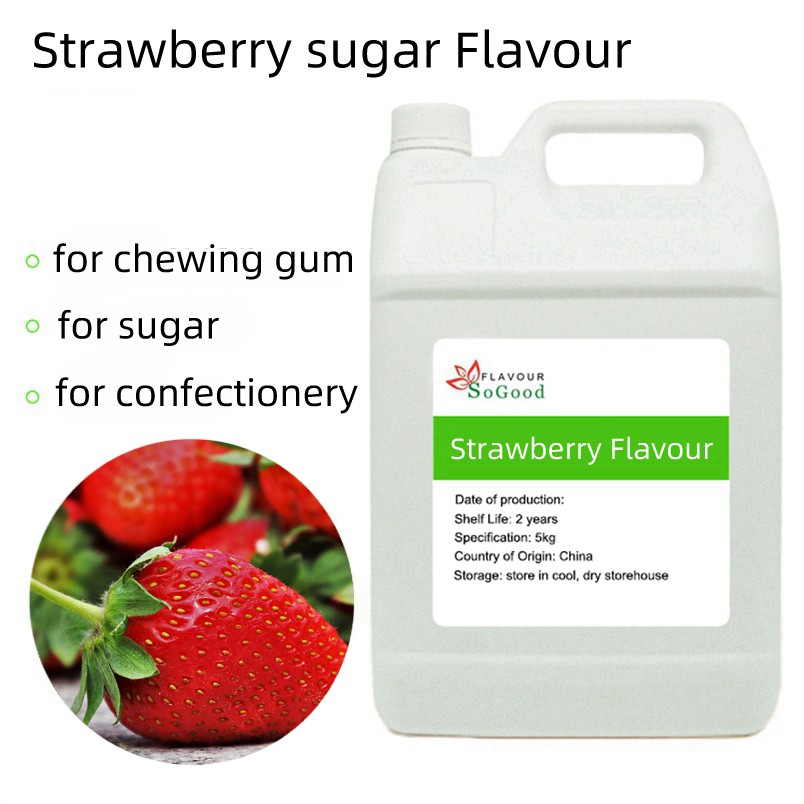 Good Quality Heat Stable Strawberry Sugar Flavour For Chocolate