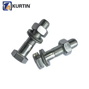 Good quality hexagon head din 933 carbon steel heavy structural hex bolts galvanized price bolt and nut