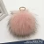 Import Gorgeous 13cm 15cm Fox Fur Pom Pom Ball Keychain for Brand Handbags from China