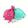 Gourd-shaped jewelry velvet bag, ring and earring jewelry packaging bag, drawstring bag