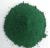Green synthetic iron oxide powder pigment