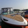 half cabin commercial boat yacht with 150hp outboard engine