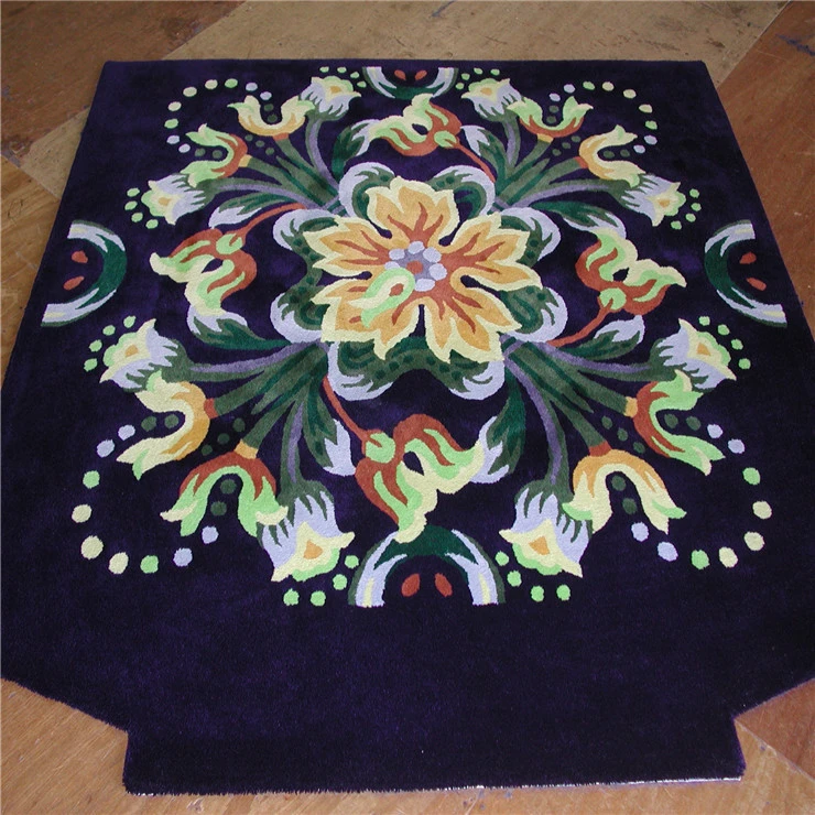 Handmade carpet, hand tufted carpet with wool yarn in Guangzhou