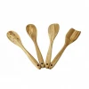 Handmade Natural Solid Wood Slotted Spoon Curved Spatula Cooking Olive Kitchen Utensils
