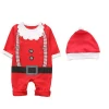 Hao Baby Autumn new cotton Christmas print robes baby onesies Europe and America baby childrens clothing