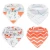 Import Happyflute 4Pieces/Set  Washable Adjustable Baby scarf Cotton Triangle Bibs baby reusable  Unisex baby Bibs from China