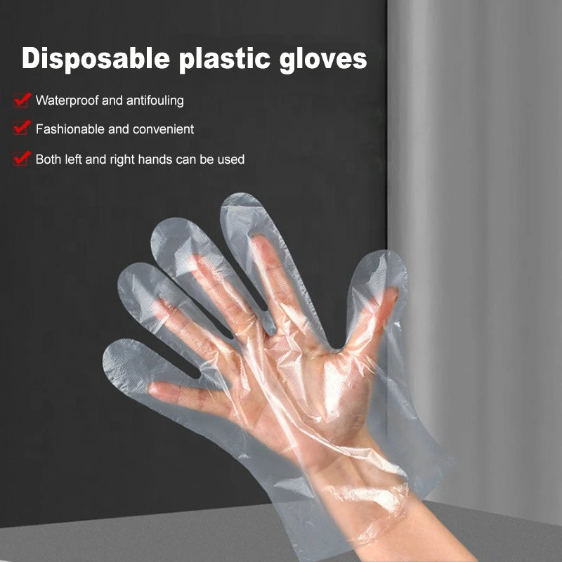 HDPE Cheap Protector Food Service Cleaning Household Finger Powder Free Disposable Glove