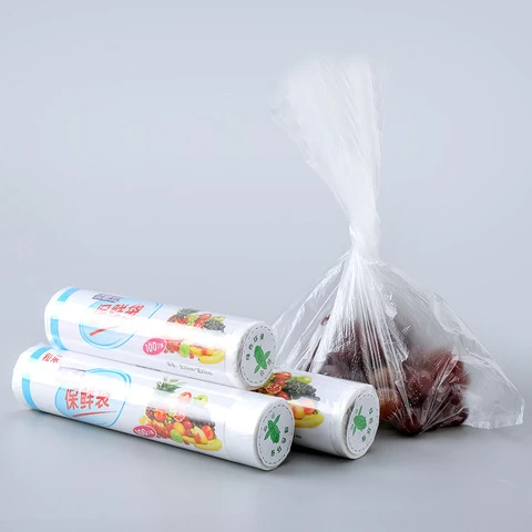 HDPE Food Grade Plastic Produce Packing Bag Vacuum Seal Food Saver Bag on Roll