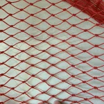 HDPE knotted Fishing Net red