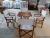 Import HE-2052, Wooden Garden or Patio Director Chairs And Table Set hardwood outdoor director garden set from China