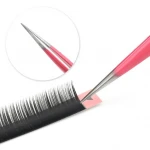 he50175c Eyelashes Extension Tweezers Anti-static Stainless Steel Straight Elbow Pointed Tweezers