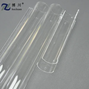Heat Resistant Clear 100mm quartz glass tube