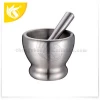 Heat Selling Stainless Steel 304 Mortar with Pestle