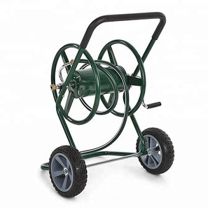 Heavy Duty Planting Yard Garden Water Hose Reel Cart with on Wheels