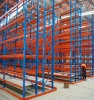 Heavy duty storage shelving stacking racks shelves narrow aisle pallet racking VNA system