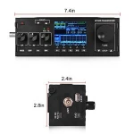 hf ssb mobile transceiver HF ham mobile transceiver 1.8-30MHz 10Watt ham sdr radio hf with 3800mAh Li-ion Battery Pack