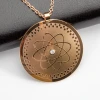 High grade stainless steel quantum pendant japan technology with various energy stones
