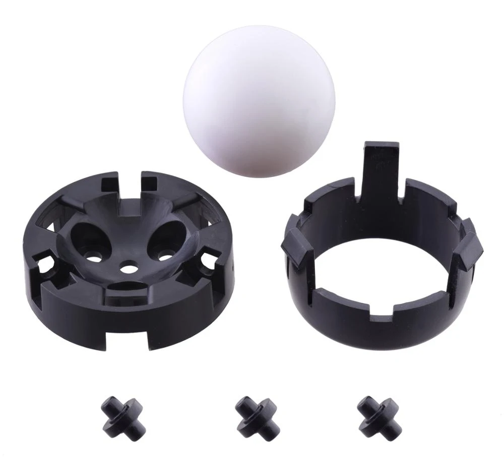 High Precision  black  ABS injection molding plastic parts manufacturing Products for  lighting accessories