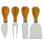 high quality 4 pcs cheese tools set mini cheese knife