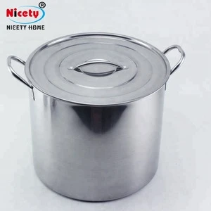 High quality 8pcs stainless steel stock pot set / heavy pot