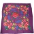 Import High quality  acrylic fibers headscarf LOW MOQ factory hand made digital printing russia flower ethnical  large square scarf from China
