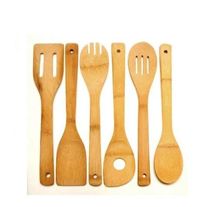 High quality Bamboo spoon,utensil set,salad serving tools