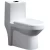 High Quality Ceramic Siphon Flushing Sanitary Ware Bathroom WC Rimless Toilet Bowl For Sale