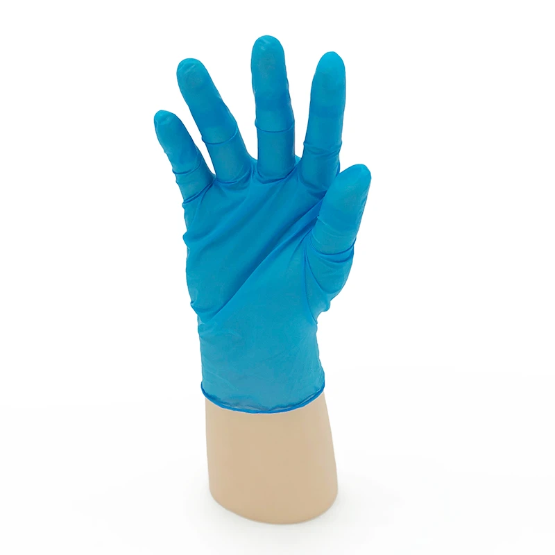 high quality cheap price Disposable Medical Powder Free Household Examination colorful  Nitrile Gloves