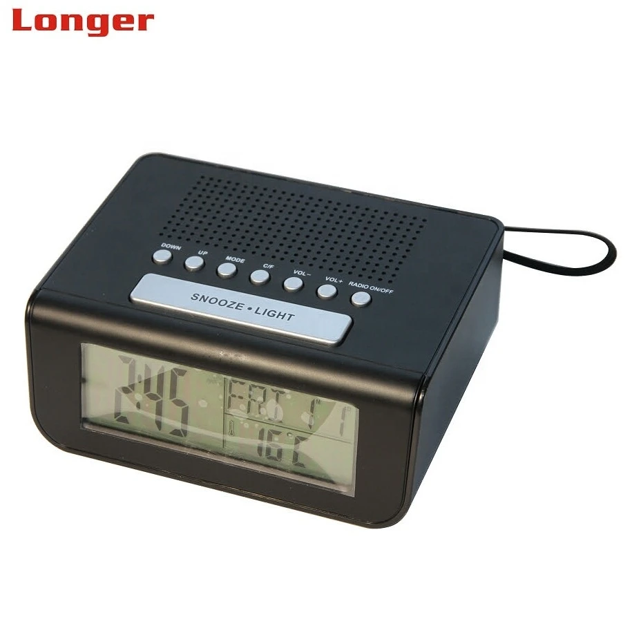 High quality digital Radio Controlled Table Clock Digital Alarm Clock Radio LG3039