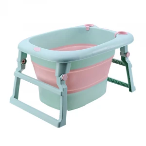 High quality folding baby bathtub, portable plastic baby bath tub for kids, bathtubs for children