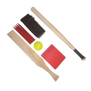 High Quality Funny Garden Game Cricket Kit With 6cm Wooden Ball