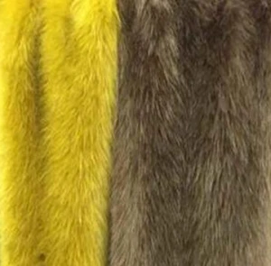 High quality high grade garment tip-dyed faux fur fabric