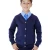 Import High Quality Keep Warm Custom Acrylic Cotton Wool Boy School Uniform Cardigan from China