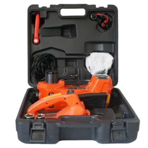 High quality mechanical tools for car with 12V jack electric and impact wrench set.