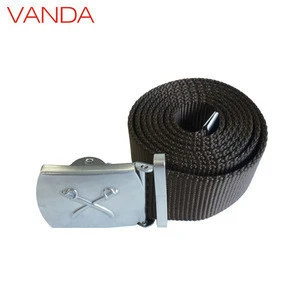 High Quality Military Nylon Inner Fabric Belt with Metal Buckle