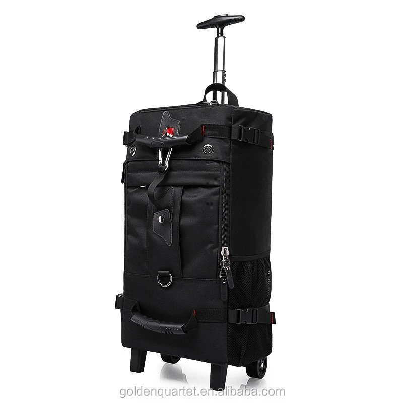 High quality outdoor trolley travel backpack bag school bag upright Travel Luggage Trolley laptop Backpack
