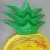 High quality Pineapple island inflatable float mat summer inflatable pineapple pool float  in Water Play Equipment